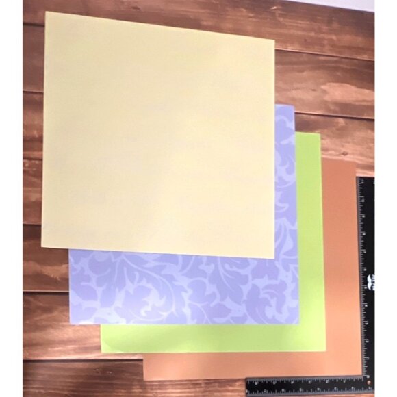 60 Sheets of Assorted Scrapbook Paper Pack - Various Patterns, Colors, & sizes - Picture 10 of 11